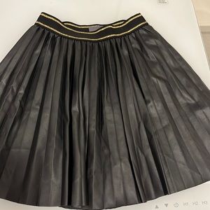 Lether short skirt